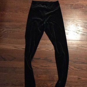 velvet leggings